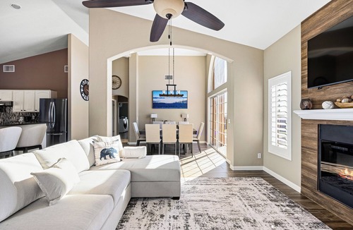 Desert Hills House | Private Desert Retreat w/Heated Pool + Spa Mountain Views