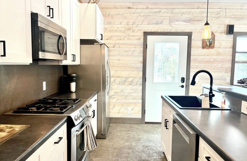 Black River Falls Cabin | Private Gated Cabin Fireplace Pet Friendly UTV Rout Wheelchair Accessible