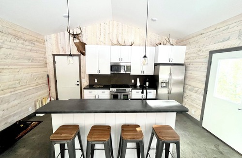 Black River Falls Cabin | Private Gated Cabin Fireplace Pet Friendly UTV Rout Wheelchair Accessible