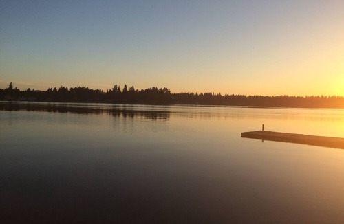 Tillicum House | Private Gated Water Front Home on American Lake. Private beach and dock.