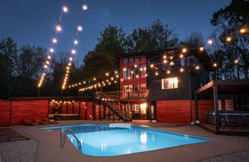 Mountain Home House | Private Heated Pool & Hot Tub; Fire Pit; Gameroom