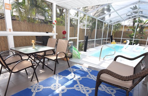 Paver Park House | Private Heated Pool Home Near Downtown & Legacy Trail