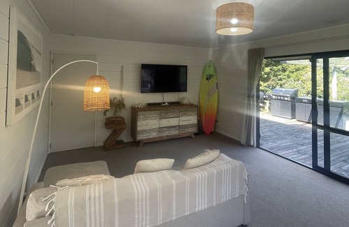 Okitu House | Private Home, Beach Across the road