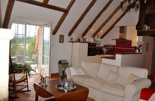 Pierrefiche House | Private house in the heart of a village, large garden, view of the Aubrac mountains