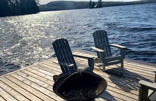 Nipissing Township House | Private Island Getaway for Family and Group Glamping on Edge of Algonquin Park, Ontario