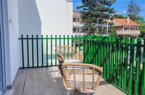 Los Cuarteros Apartment | Private jacuzzi, 50m from the sea, pool,AC,parking