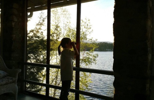 Queensbury Cabin | Private lake front cottage with spectacular views & private dock/swimming area.