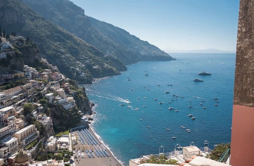 Positano House | Private large home with rolling views of the main beach, church, sea and hills.