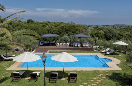 Parelia Villa | “Private Luxury Estate with Pool, Tennis & Cinema”(sleep 18-25)