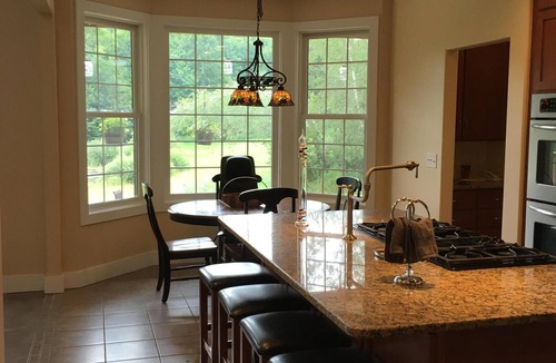Forest City Ski Chalet | Private Modern Estate Chalet in Nature with Pond and Creek on 50 acres-Sleeps 18
