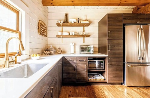 Stone Ridge Cabin | Private, Modern, Pet-Friendly Log Cabin Getaway on 6 Acres,
