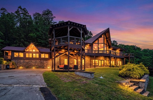 Wears Valley Cabin | Private Mountain Resort | Indoor Pool, Theater & Sleeps 30