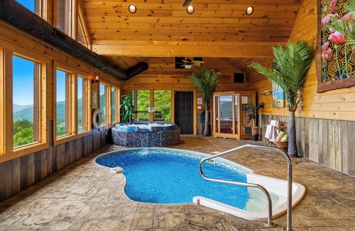 Wears Valley Cabin | Private Mountain Resort | Indoor Pool, Theater & Sleeps 30