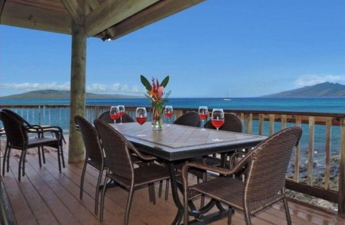 Napili Cabin | PRIVATE OCEAN FRONT ESTATE ON TURTLE COVE, NAPILI - MOST SPECTACULAR LOCATION