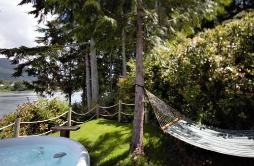 Ucluelet House | Private Oceanfront Cabin With Hot Tub Doc Holiday Cabin