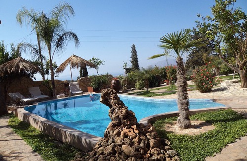 Kalochorafitis Villa | Private paradise with heated pool Peace, comfort. Goddess and large garden