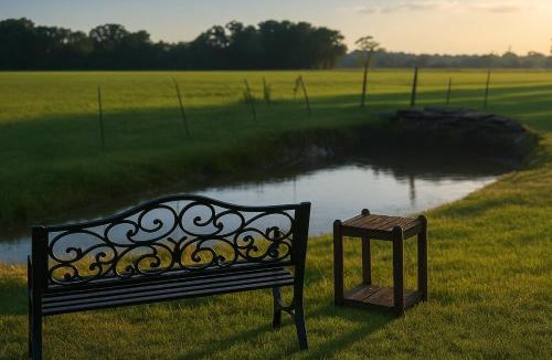 Carencro Apartment | Private Pet-Friendly Suite with Movie Theater & Pond View and Access