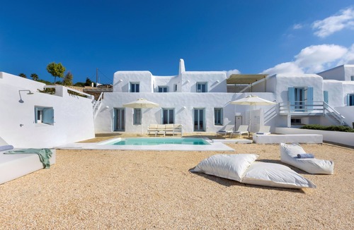 Nea Cryssi Akti Villa | Private pool, Breathtaking Panoramic View to the Sea & Sunset