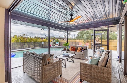 Englewood South Villa | Private Pool, Game Room & Tiki Bar, Minutes to Englewood's Gulf Beaches