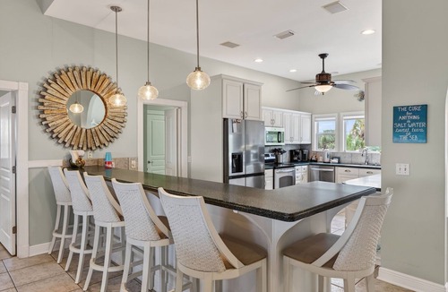 Cape San Blas House | Private pool, hot tub, fenced dog walk, private dock, handicap ramp, Bayfront