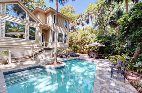 Palmetto Dunes House | Private pool, spacious open floor, and more!