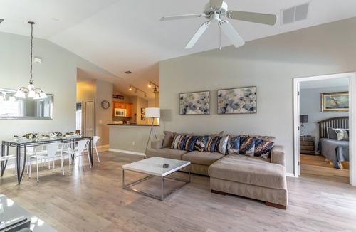 Silver Creek House | Private Pool with Lake View | Pet-Friendly 5BR Single Level Home | Game Room & Spa