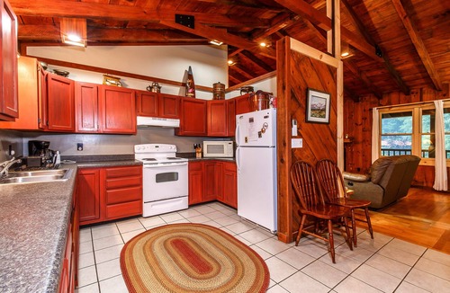 Sapphire Cabin | Private Riverfront Cabin: 9 Acres, Trails to Waterfalls
