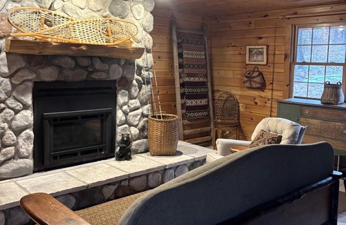 Potsdam House | Private Riverfront Cabin with Waterfalls on the St. Regis River, New York