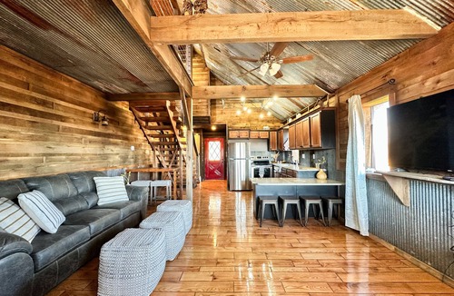 Pineville House | Private, rustic country home with hot tub, movie theater and a view