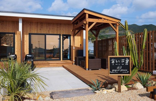 Kusumoto House | Private seaside house with private BBQ deck and projector for 6 pax/Awaji Hyōgo