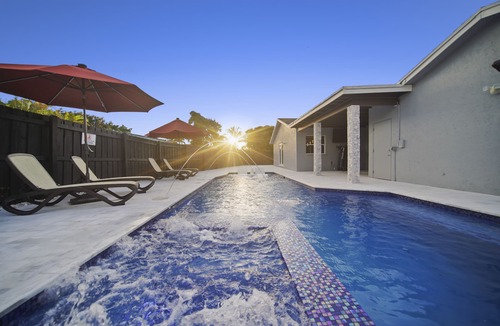 Sandalfoot Cove House | Private spa, Jacuzzi, Heated pool. ultimate relaxation