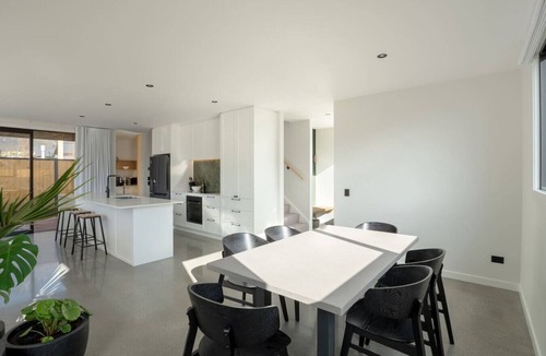 Kawarau Falls House | Private Spa with Remarkables & Coronet Views