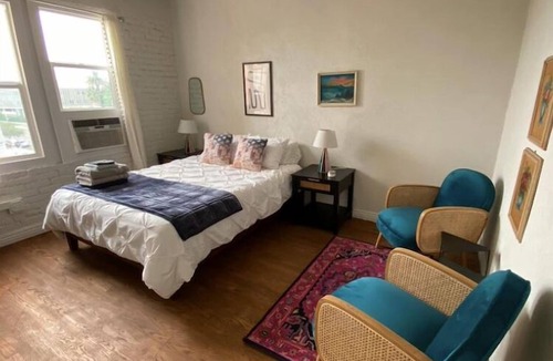 Rampart Village Apartment | Private Studio 420-friendly in DTLA's Heart!