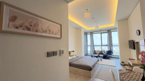 Business Bay Apartment | Private Studio Burj Khalifa Area -BEST PRICE