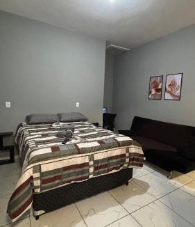 Araquari Apartment | Private Studio with BBQ Grill, TV, AC, and Wi-Fi