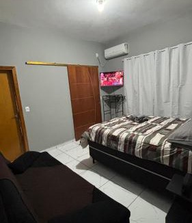 Araquari Apartment | Private Studio with BBQ Grill, TV, AC, and Wi-Fi