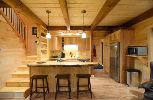 Pittsburg Cabin | Private Timberframe Rustic Retreat in Pittsburg, NH
