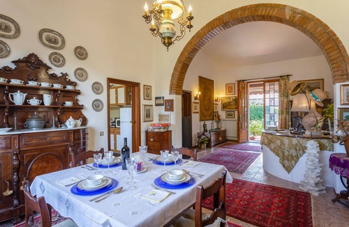 Colle di Val d'Elsa Villa | Private Villa with private pool, A/C, WIFI, TV, patio, panoramic view, close to San Gimignano