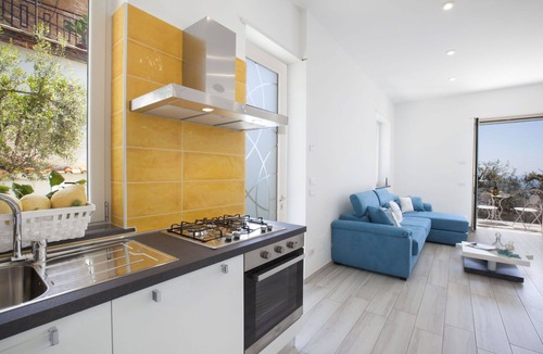 Marina del Cantone Villa | Private Villa with A/C, WIFI, hot tub, private pool, TV, patio, panoramic view, close to Sorrento