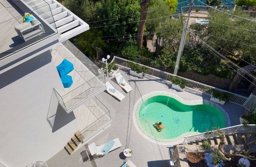 Marina del Cantone Villa | Private Villa with A/C, WIFI, hot tub, private pool, TV, patio, panoramic view, close to Sorrento