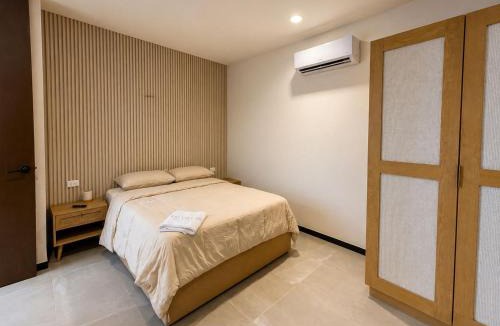 Telchac Puerto Apartment | Private villa among palms in Telchac
