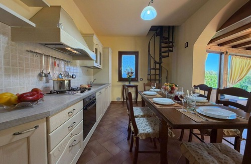 Ferretto Villa | Private Villa with A/C, private pool, WIFI, TV, pets allowed, panoramic view, close to Cortona