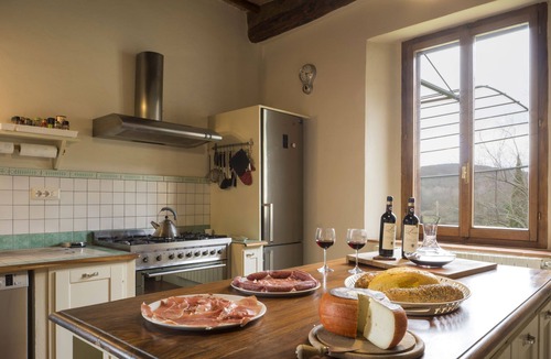 Simignano Villa | Private Villa with hot tub, A/C, WIFI, private pool, TV, patio, panoramic view, close to Siena