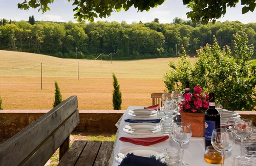 Simignano Villa | Private Villa with hot tub, A/C, WIFI, private pool, TV, patio, panoramic view, close to Siena