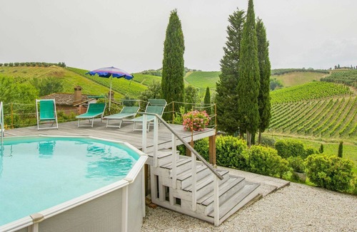 Certaldo Villa | Private Villa with WIFI, private pool, TV, terrace, panoramic view, parking, close to San Gimignano