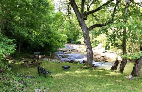 Dandridge Cabin | Private Waterfalls on 3 Acres. A Creekside Smoky Mtn Retreat - Read Our Reviews!