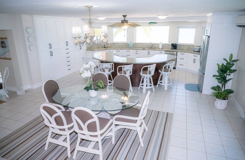 Layton House | Private Waterfront Home, Heated Pool, Beach, Tiki w/Grill, Dock, Kayaks, Sunset