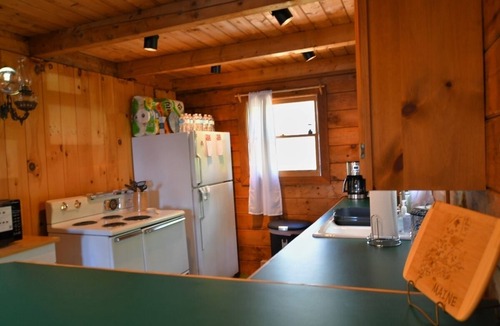 Lyman Cabin | Private Waterfront Maine Cabin on Swan Pond Lyman, ME Sleeps 8