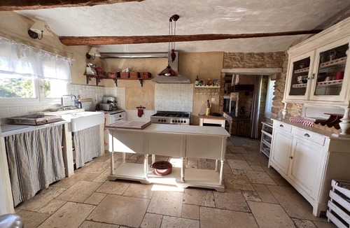 Saint Michel d'Euzet House | Provençal farmhouse 18 people, private pool, enclosed garden, in the vineyards