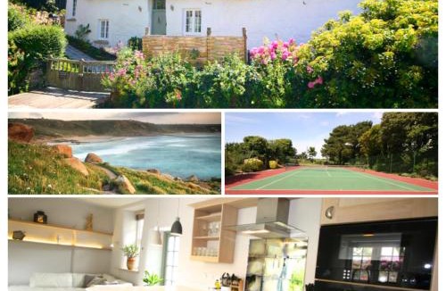 Putsborough House | Putsborough Manor - 3 Self Catering Cottages Our Beach is dog friendly all year! On site Tennis & Play Area Paddock Spa baths Gas BBQs Private Gardens Superfast WIFI